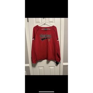 Women's Colosseum Maryland Terrapins Pullover Fleece Sweatshirt XL
